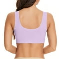 thumbnail image 5 of Seamless T-Shirt Bra New Women's Strapless Lace Underwear with Thin Side Collection and Daily Bra Underwire Sports Bras for Women Style B-51 Purple, 5 of 8