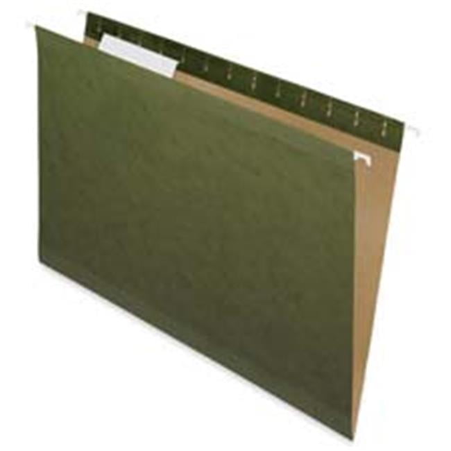 Hanging File Folders Recycled .33 Cut Letter Green