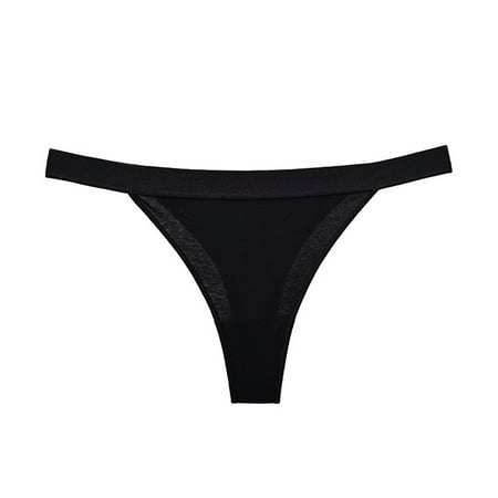 

Felwors Cotton Thongs For Underwear for Women Breathable Low Rise Bikini Lady Panties Underwear for Women s Underwear
