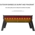 thumbnail image 5 of Parrilla de carbón plegable portátil de acero inoxidable de 2 tamaños para parrilla de mesa al aire libre, jardín, camping, patio, barbacoa, fiesta, senderismo, picnic Hy, 5 of 5