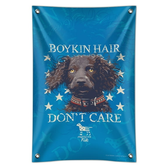 Boykin Hair Don't Care Dog Home Business Office Sign