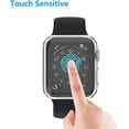 thumbnail image 4 of for Apple Watch 45mm Case iWatch Screen Protector TPU All-Around Protective Case Clear Ultra-Thin Cover for Apple Watch Series 7 2 Pack Case for 45mm Apple Watch case Clear, 4 of 5