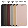 thumbnail image 3 of Funda Con Tapa De Cuero De Lujo Para iPhone 11 12 pro max mini Carcasa Magnética Cubierta Trasera, 3 of 4