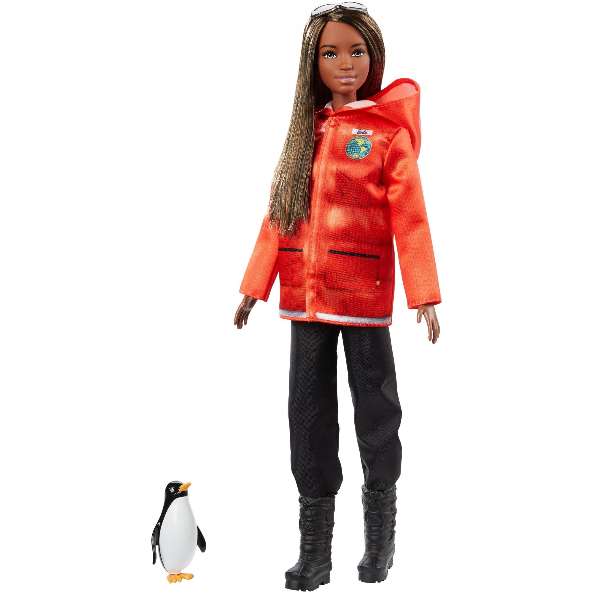 pingouin Career polaire Barbie Métiers National Geographic biologiste marine 