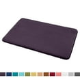 thumbnail image 2 of 1 Small Clara Clark Bath Mat Bathroom Rug - Absorbent Memory Foam Bath Rugs - Non-Slip, Thick, Cozy Velvet Feel Microfiber Bathrug, Plush Shower, Toilet-Floor Bathmats Carpet - Purple - 17"x24", 2 of 4