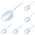 thumbnail image 2 of 5Pc Plastic Coffee Measuring Spoons Short Handle for Tea Sugar Cereal Powder White 7G Dinnerware Set,Tableware,Cutlery Set,Ceramic Plates,Porcelain Bowls,Stainless Steel Utensils,Flatware Set,Kitchen, 2 of 5