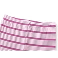 thumbnail image 5 of Topgal Summer Pajamas for Unisex Kids - Plum & White Stripe Snug Fit Pull-On Short Sleeve Sleepwear Pjs Set Size 4T, 5 of 7