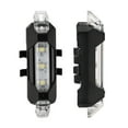 thumbnail image 2 of Baohd Feu Arrière de Vélo Rechargeable Rappel de Cyclisme Lampe Arrière Étanche Grand Portée Éclairage de Cyclisme Blanc 1 Ensemble, 2 of 6