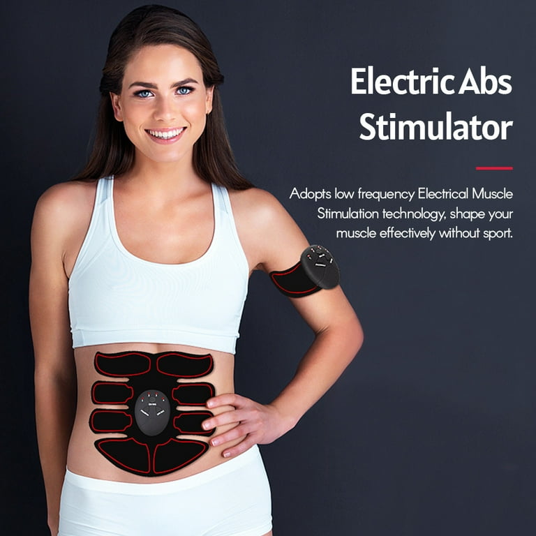 Uteam Smart Abs Stimulator Abdominal Muscle Toner Abs Muscle Trainer 6 Modes 9 Levels Intensity Bod