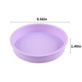 thumbnail image 3 of Molde de silicona para pastel de fiesta de boda, molde para Mousse portátil para panadería casera, herramienta artesanal para hornear, Herramientas y accesorios para hornear Púrpura claro 6.6 pulgadas Billuyoard HA080915-08, 3 of 6