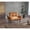 Mustard, variant on Futon Love Seat | Used for Meditation Corners | Sturdy Metal Design | Small Footprint