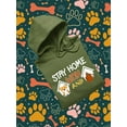 thumbnail image 3 of Stay Home Corgi And Coffee Hoodie Men -Image by Shutterstock, Male 3X-Large, 3 of 4