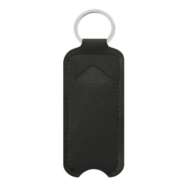 Bolsa de almacenamiento de lápiz labial, pequeña bolsa portátil para bálsamo labial con llavero, práctico estuche de transporte para lápiz labial para exteriores.