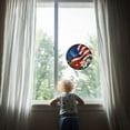 thumbnail image 5 of SLYNSHome Patriotic Window Clings for Glass Windows 4th of July Decorations for Home American Flag Flowers Memorial Day Decals Independence Day Wall Stickers, 5 of 8