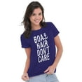 thumbnail image 4 of Boat Hair Don't Care Ocean Vibes Cute Womens Fitted Plus Size Graphic Tee Brisco Brands 3X, 4 of 5