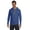 Hth Blu/ Neo Yel, variant on 987AN Adult Lightweight Long-Sleeve Hooded T-Shirt