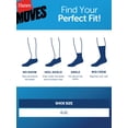 thumbnail image 5 of Hanes Mens Ankle Socks Value Pack, 3-Pack, Moves X-Temp 360-Degree Stretch Socks for Men, 5 of 9