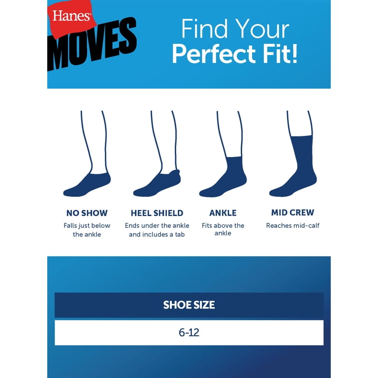 Hanes Men's No-Show Socks 3-Pack photo 5