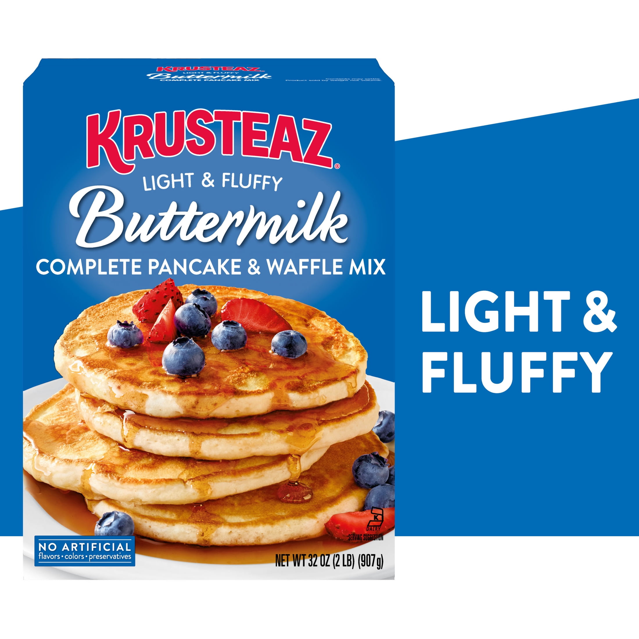 Krusteaz Buttermilk Pancake & Waffle Mix, 32oz