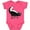 Retro Heather Pink, variant on Inktastic Animals Cute Skunk Wasn't Me Boys or Girls Baby Bodysuit