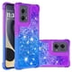 thumbnail image 1 of Funda para Motorola Edge 2024 5G Transparente con Brillos Carcasa Protectora Antigolpes con Glitter Brillante, 1 of 5