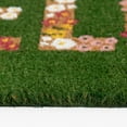 thumbnail image 5 of Coconut Husk Doormat 18“ X 30” Non & Durable Heavy Duty Backing Easy To Clean For Door Entrances Patios Backyards Garages And Saying Hello! Fall Couch Throw Blanket Dark Shag Rug Throws for Sofa And, 5 of 5