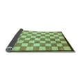thumbnail image 2 of Ahgly Company Indoor Rectangle Checkered Light Blue Modern Area Rugs, 6' x 9', 2 of 4