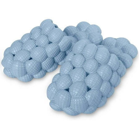 

Massage Bubble Slides for Women Men Non-slip Summer Bubble Slippers Cloud Cushion Thick Sole Spa Slides Slippers for Gym Shower Bedroom Home Sandals Soft EVA Foam Golf Ball Slides