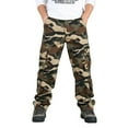 thumbnail image 6 of XADYUY Cargo Work Pants for Men Stretch Camo Stretch Relaxed Fit Work Pants Military Waterproof Cargo Pants Climbing Hiking Pants with Multi-Pockets,Camouflage, 6 of 6