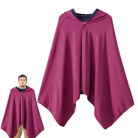 Ipretty Sun Protection Cloak Quick Dry Soft Lightweight Portable Hooded Cloak Cooling Shawl Cape for Mountaineering Outdoor Sports Dress Coat for Women and Men Cooling Shawl elegance