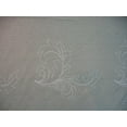 thumbnail image 2 of DaDa Bedding Jacquard Paisley Grey Floral Real Leaves Fitted Sheet & Pillow Cases Set - Full - 3-Pieces, 2 of 5
