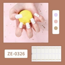 SDOHIG Press on Nails, Fake Nails, 16 Strips Polish Sticker Stickers Set For Nails Polish Wraps Fashion Art Stickers Polish Strips Adhesive Polish Wraps Color Strips For Nails Womenfull