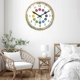 thumbnail image 4 of Silent Non Ticking Kids Wall Clock Battery Operated Colorful Decorative Clock For Children, 4 of 5
