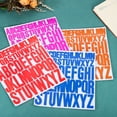 thumbnail image 7 of Uxcell 10 Sheets Letter Stickers, Self-Adhesive Alphabet Stickers for Bulletin Board Letters Kit Mailbox Numbers Labels DIY Crafts Art Making, Orange, 7 of 7