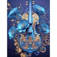 thumbnail image 1 of Pintura De Diamante 5D DIY Taladro Redondo Completo Flores E Instrumentos Musicales 30x40cm, 1 of 9