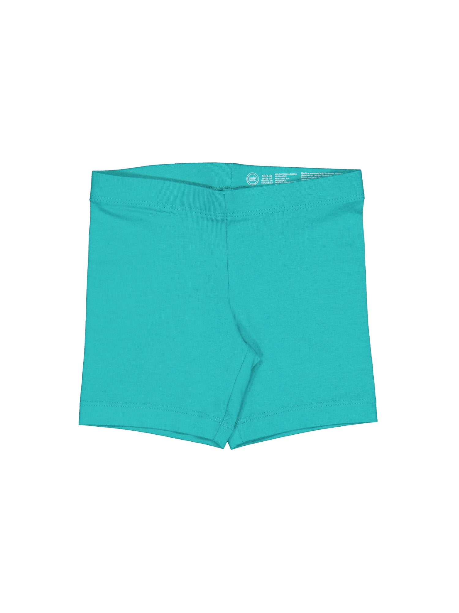 Wonder Nation Girls Bike Short, 2-Pack, Sizes 4-18 & Plus