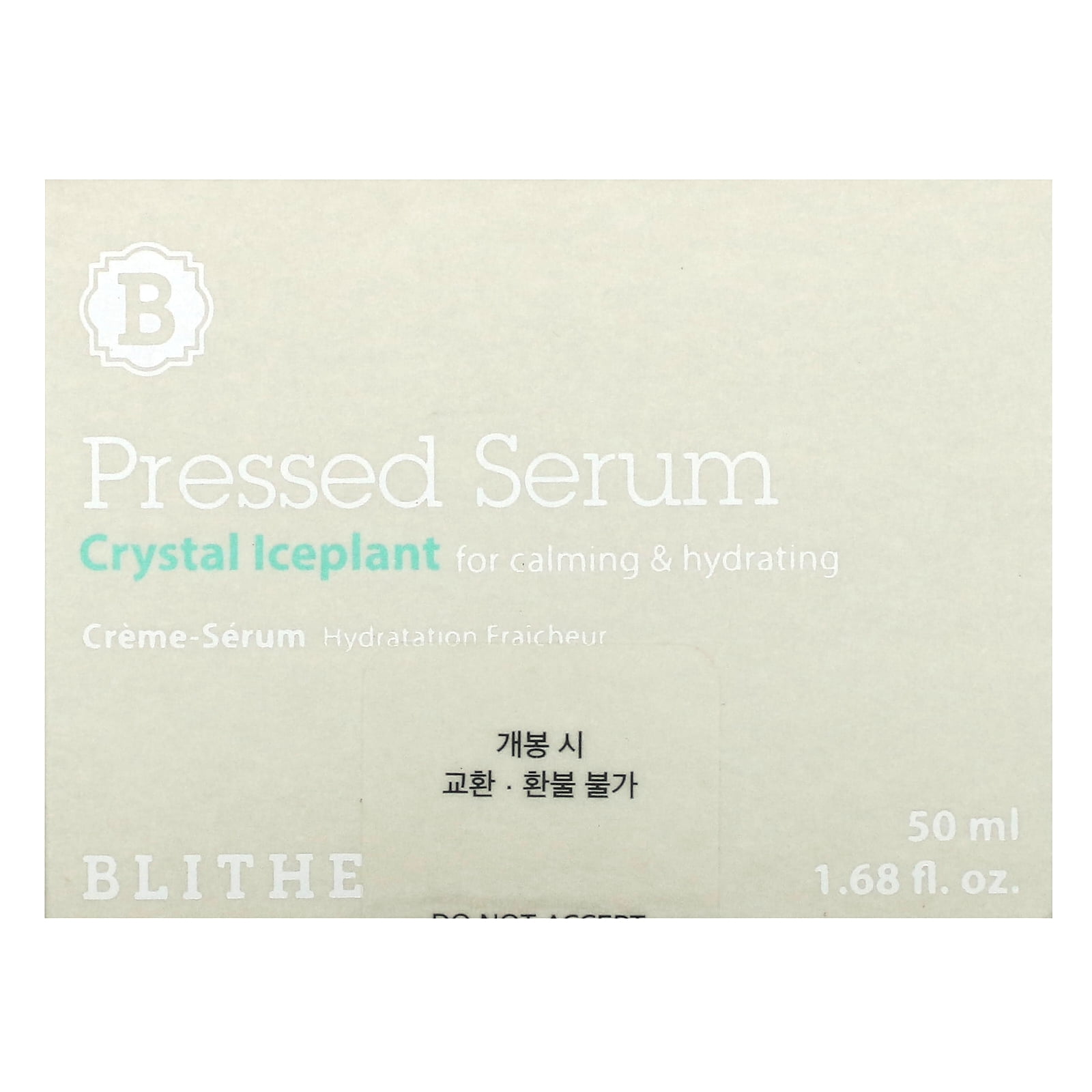 Blithe Pressed Serum, Crystal Iceplant, 1.68 fl oz (50 ml)