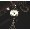 thumbnail image 6 of Pocket Necklace Quartz Glass Womens Small Watch Bronze Vintage Chain Watch for Small Wrist Men Women's Watch Wide Leather Watch Bands Womens Watches in Bulk Stretch Watches for Women, 6 of 8
