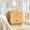 Natural Burl, variant on Scohul 2-Drawer Nightstand, Walnut Burl Wood Finish Bedside End Table, Modern Bedroom Storage - Walnut