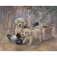thumbnail image 2 of Manning, Ruane 24x20 Gold Ornate Wood Framed with Double Matting Museum Art Print Titled - Grandpas Decoys, 2 of 4