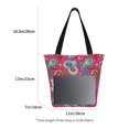 thumbnail image 2 of Tote Bag for Women, Brightly Colored Paisley Large Capacity Handbags Womens Laptop Work Beach Tote Bags, Reusable Grocery Shoulder Bags Gifts for Women Work Gym Shopping Travel, 2 of 6