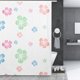 thumbnail image 4 of Decoración del baño mejorada para duchas más gruesas y lujosas Cortina de ducha repelente al agua con diseño floral y ganchos, 4 of 8