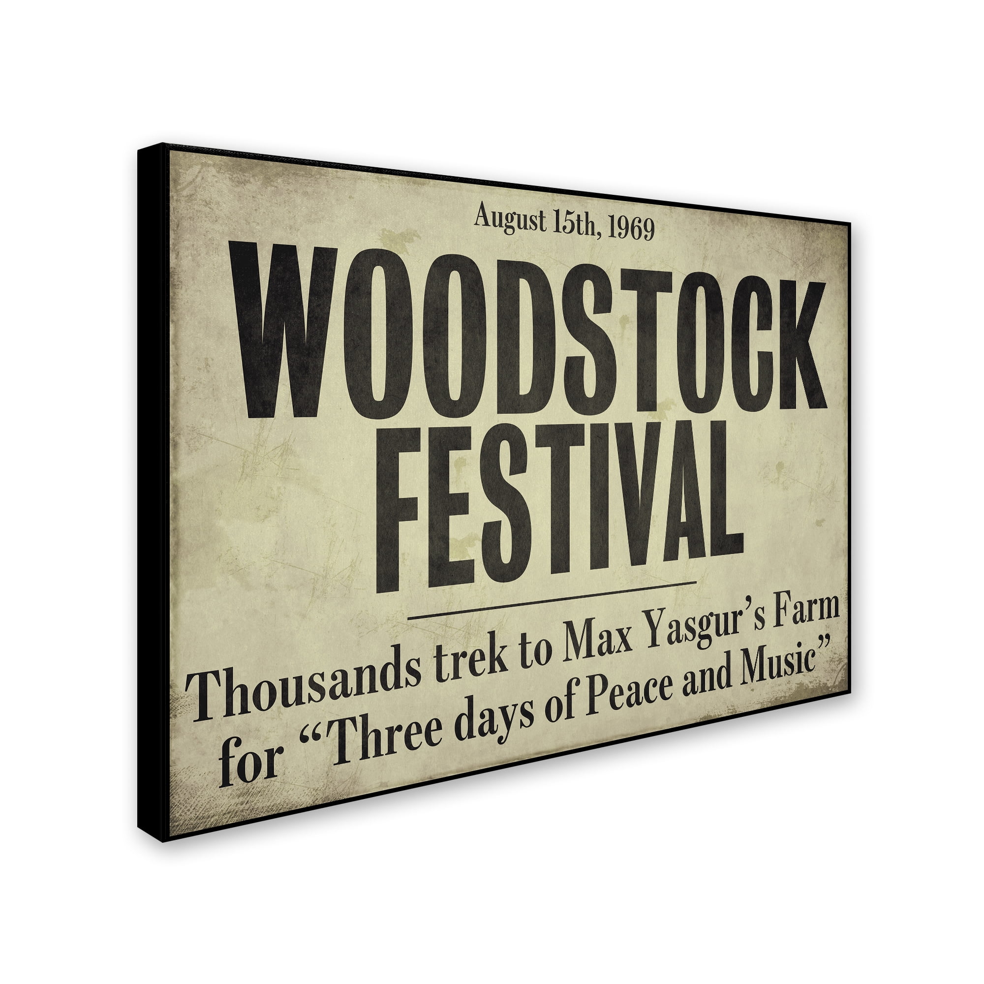 Trademark Fine Art "Woodstock" Canvas Art by Color Bakery