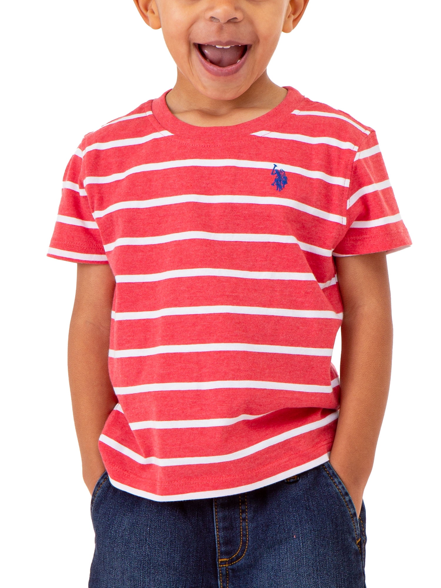 U.S. Polo Assn. Toddler Boys Stripe T-Shirt, Sizes 2T-5T