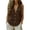 Coffee, variant on Women's Lapel Sleeveless Tank Tops Summer Button Down Shirts Office Collared Blouses Ladies Shirts