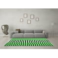 thumbnail image 3 of Ahgly Company Indoor Rectangle Abstract Emerald Green Contemporary Area Rugs, 3' x 5', 3 of 4