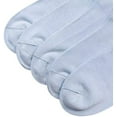 thumbnail image 5 of SERISIMPLE Women Bamboo Ankle Socks Thin Soft Low-Cut Lightweight Breathable Sock 5 Pairs (Blue2, Large), 5 of 6