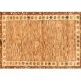 thumbnail image 1 of Ahgly Company Indoor Rectangle Abstract Orange Modern Area Rugs, 8' x 12', 1 of 4