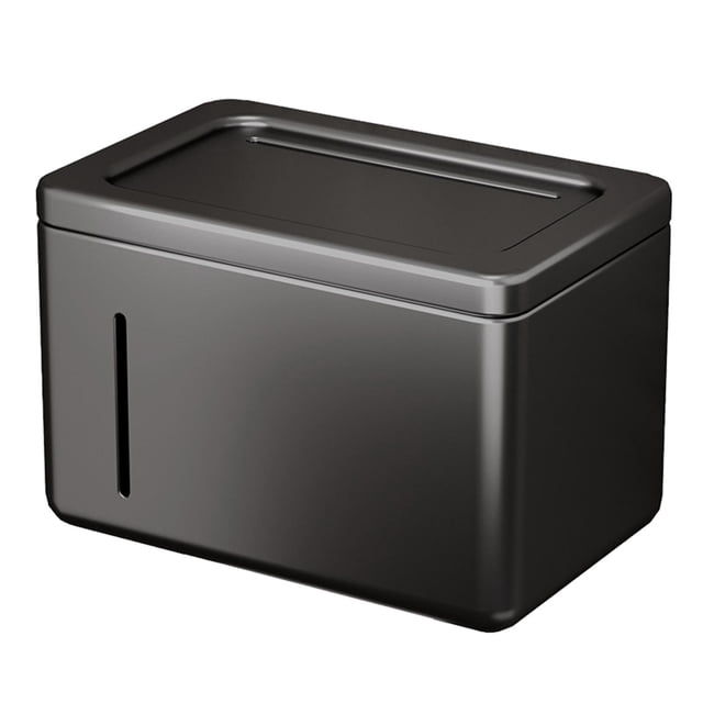 Caja de almacenamiento de pañuelos para el ño, accesorios dispensadores de pañuelos sin perforaciones, soporte para pañuelos a prue de óxido, sopo