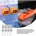thumbnail image 2 of Conector rápido de batería de 50 A, 600 V, 8 unidades, para Anderson Powerpole, color gris., 2 of 5